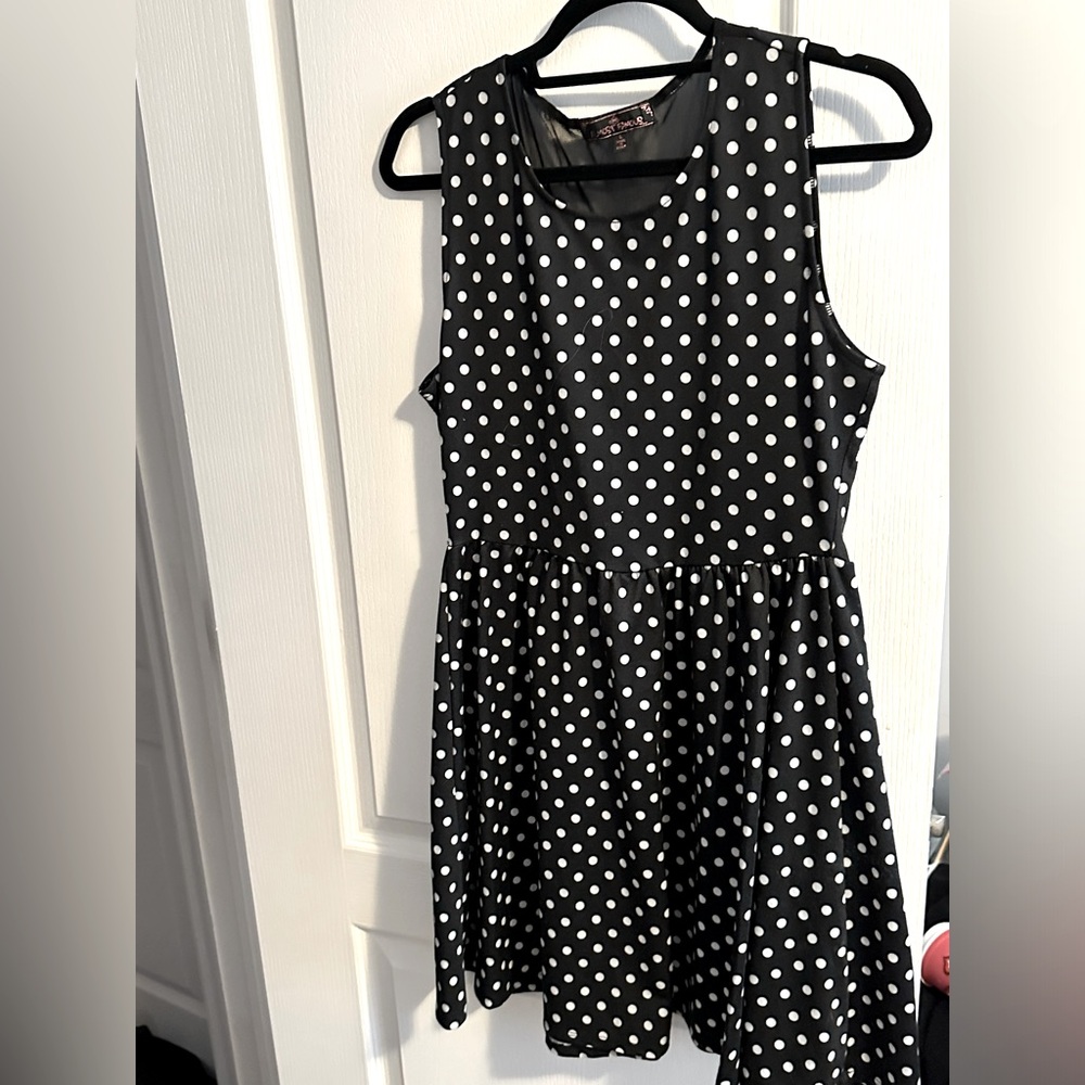 Almost Famous Polka Dot Dress